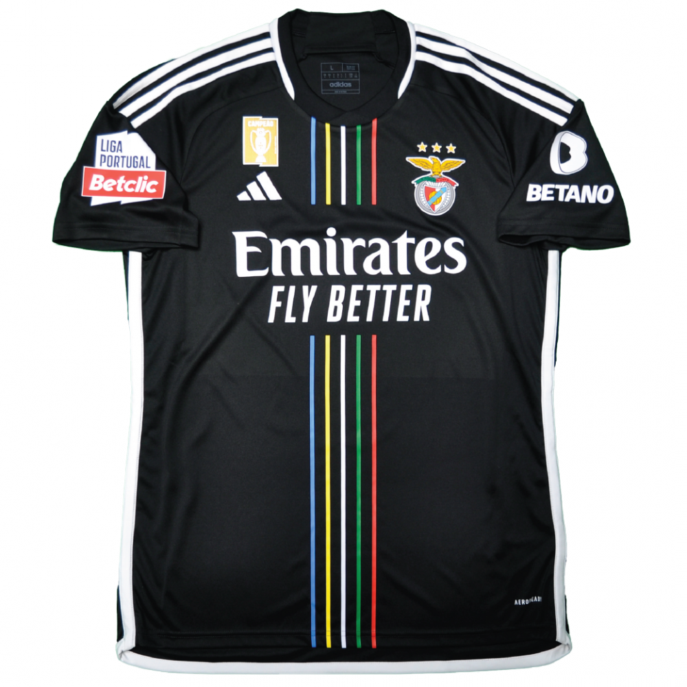Benfica 2023/24 Away Shirt With Di Maria 11 (Liga Portugal